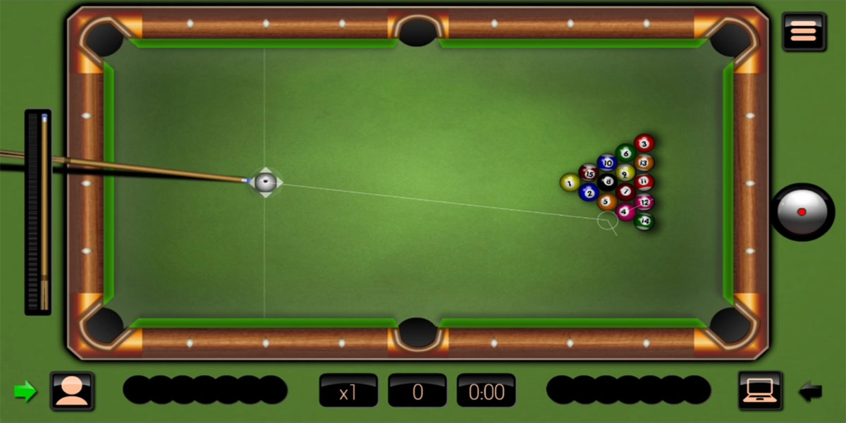 เกมพัฒนาทักษะบิลเลียดของคุณ ในเกม 8 Ball Billiards Classic : Y8