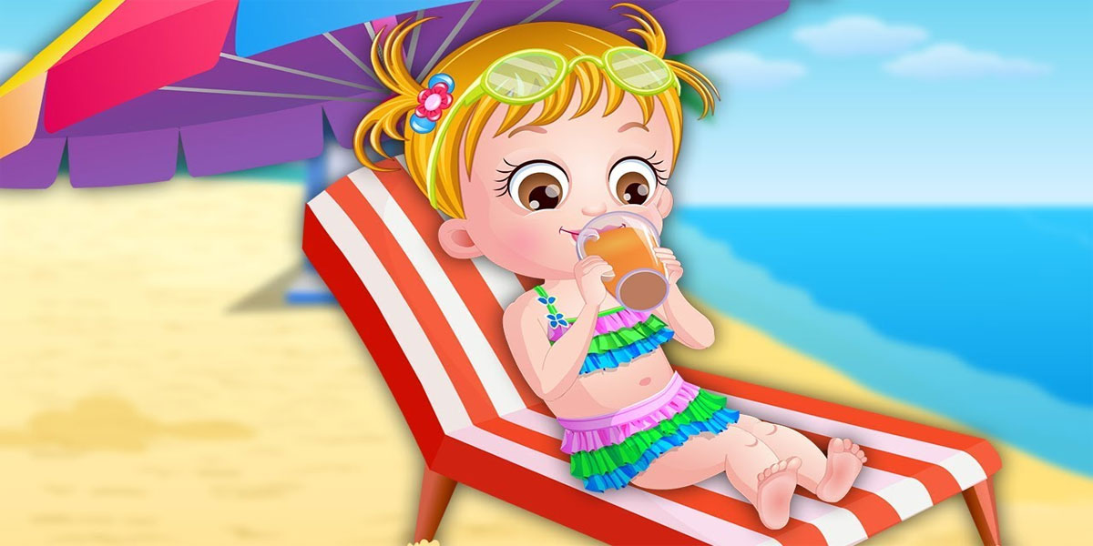 Baby Hazel At Beach : Y8 วันนี้อากาศสดใส