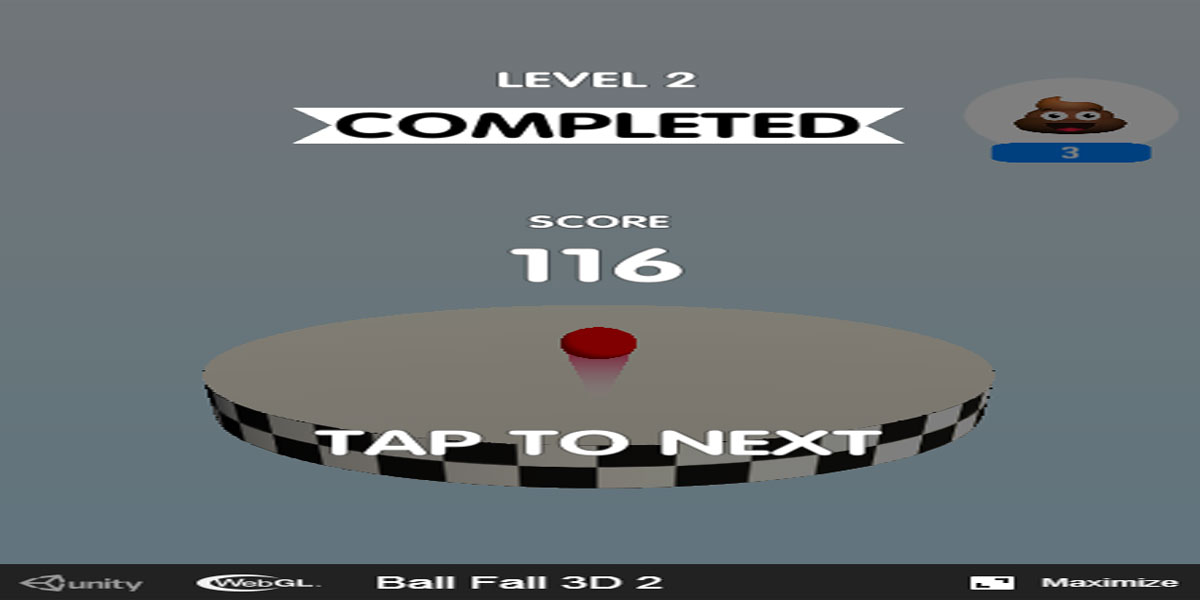 Ball Fall 3D 2 : Y8 เกมออนไลน์