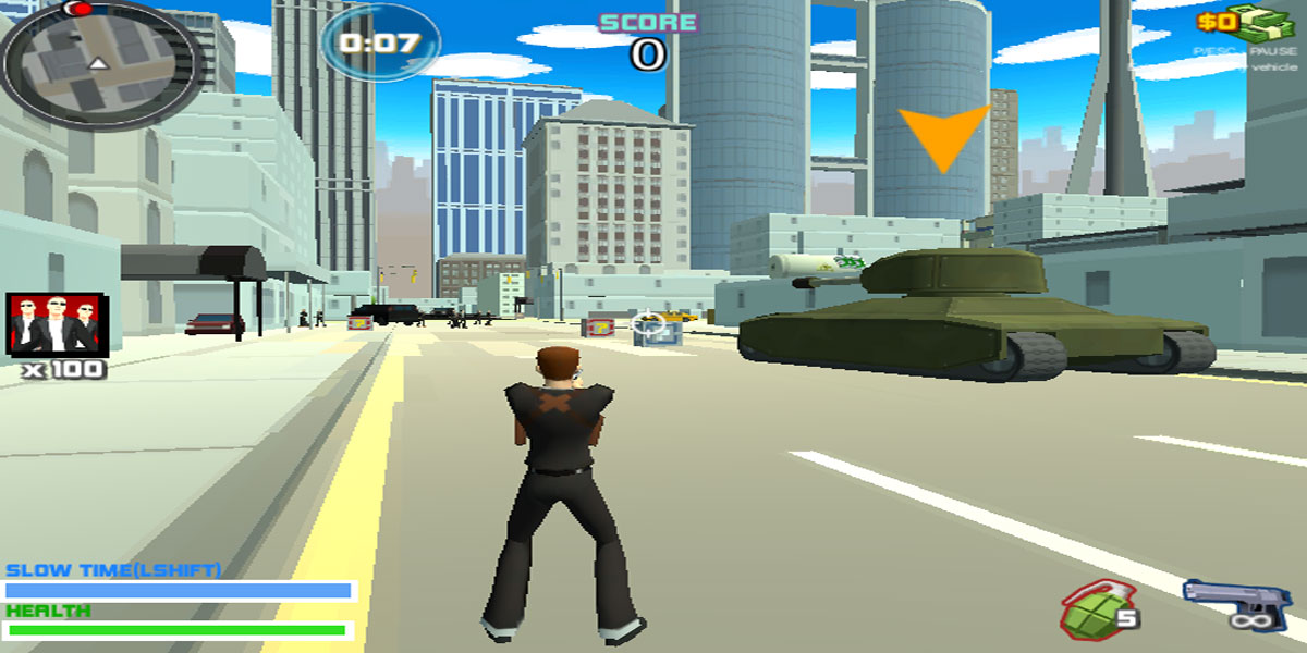 Crime City 3D : Y8 เกมแนวระยะมุมมองบุคคล