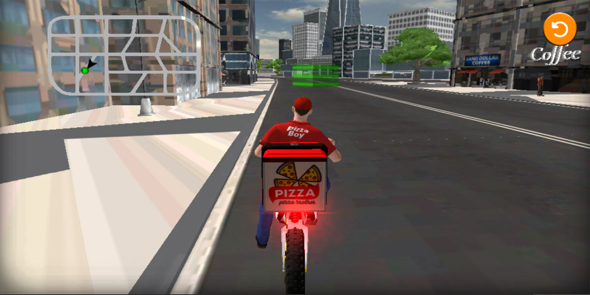 Motor Bike Pizza Delivery 2020 : Y8 เมื่อคุณได้ทำงานในร้านพิซซ่า