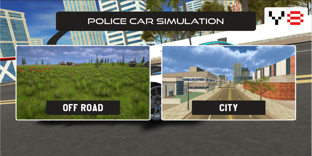 เป็นที่นิยมเป็นอย่างมากกับเกม Police Car Simulator 2020 : Y8