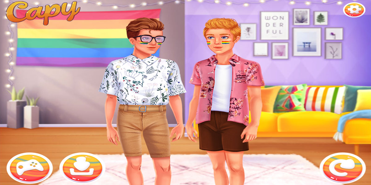 Pride Couple Date Looks : Y8 เกมออนไลน์ที่น่าเล่นที่สุด