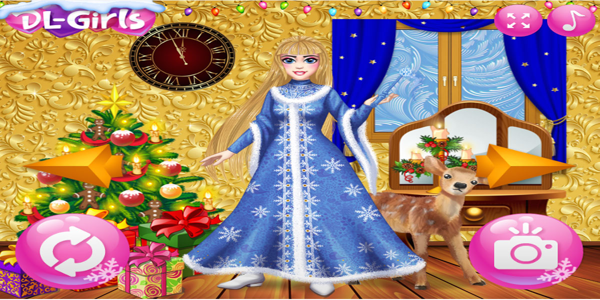 Snegurochka - Russian Ice Princess : Y8 วันคริสต์มาสกำลังจะมาถึงในอีกไม่ช้า