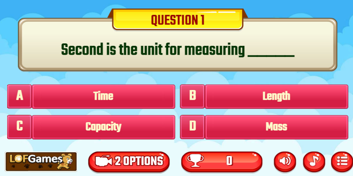 ตรวจสอบทักษะความรู้รอบตัวของคุณด้วยเกม Quizzing measurement : Y8
