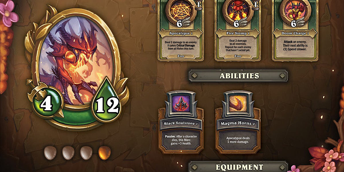 Hearthstone Mercenaries เกมการ์ด RPG