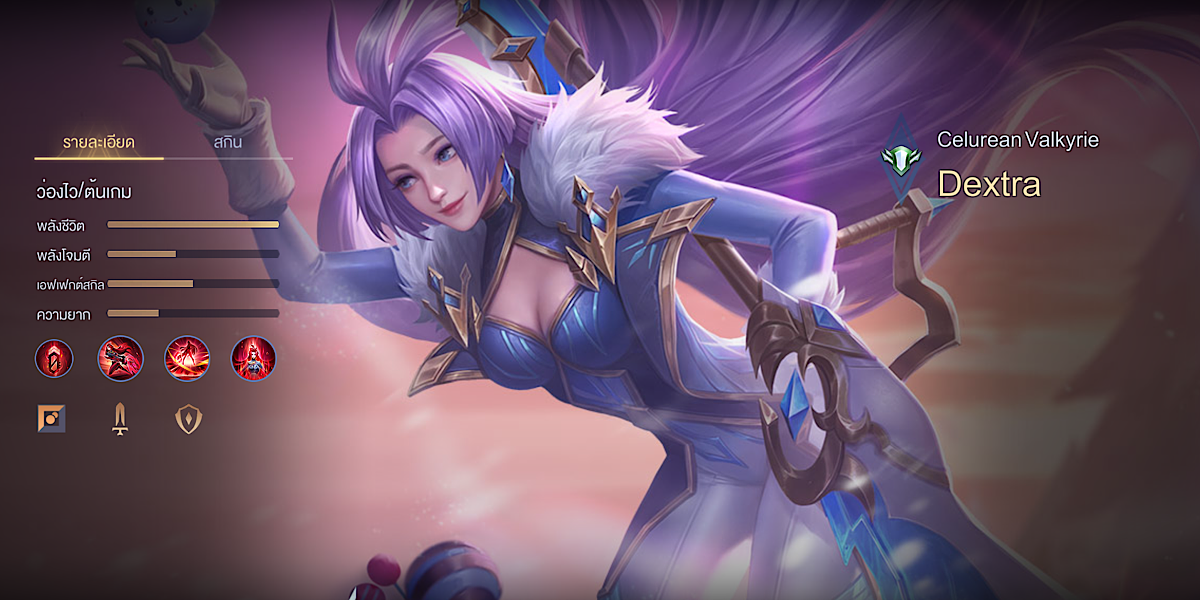 แนะนำตัวละคร Rov : Dextra