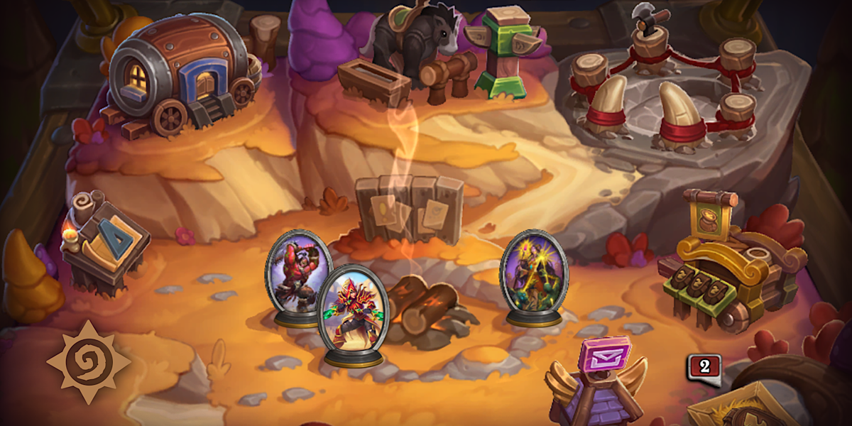 Hearthstone Mercenaries เกม