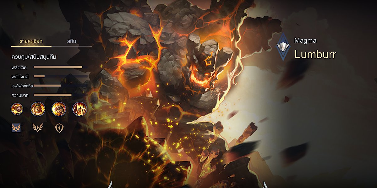 แนะนำตัวละคร Rov : Lumburr