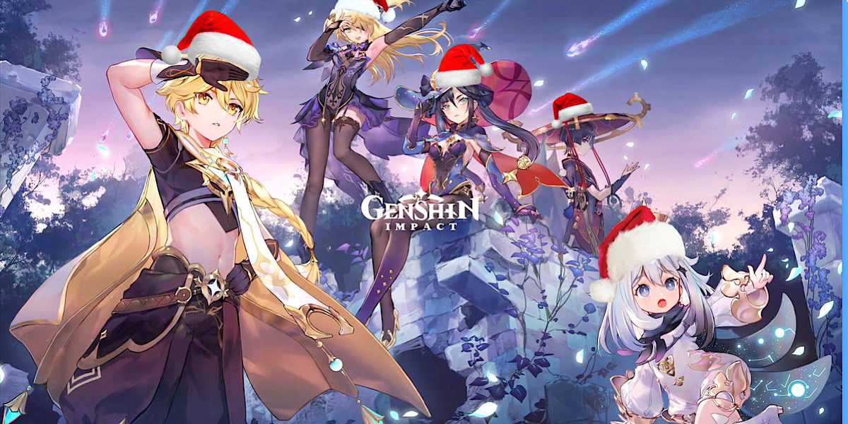 Genshin pfp christmas