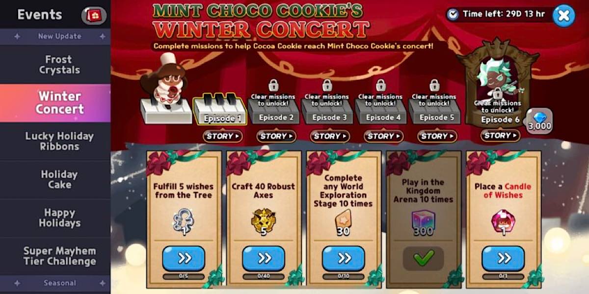 วิธีรับรางวัลใน Cookie Run: Kingdom Holiday 