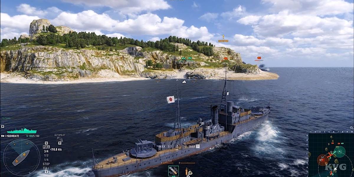 World Of Warships เกมเรือรบ