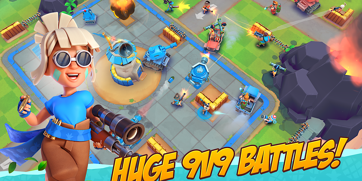 รีวิวเกม Boom Beach Frontlines