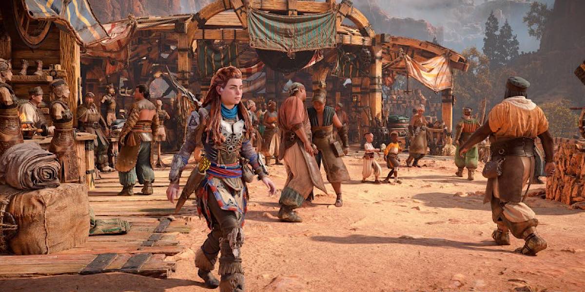 กองกำลังโจรพา Aloy ไปยังสถานที่ใหม่ ใน Horizon Zero Dawn