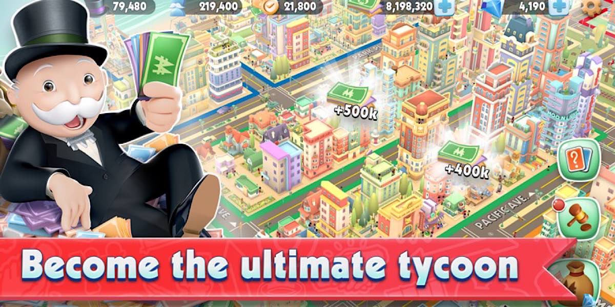 Monopoly Tycoon เกมสร้างเมือง 3 มิติ