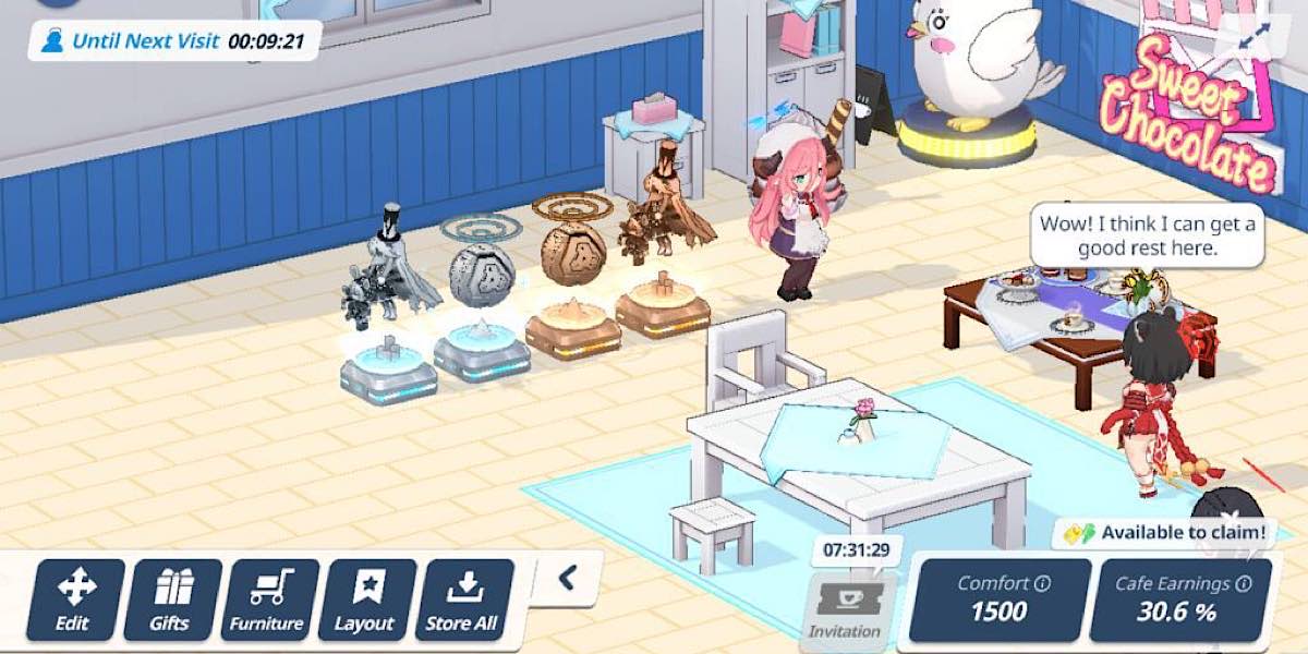 คาเฟ่ในเกม RPG