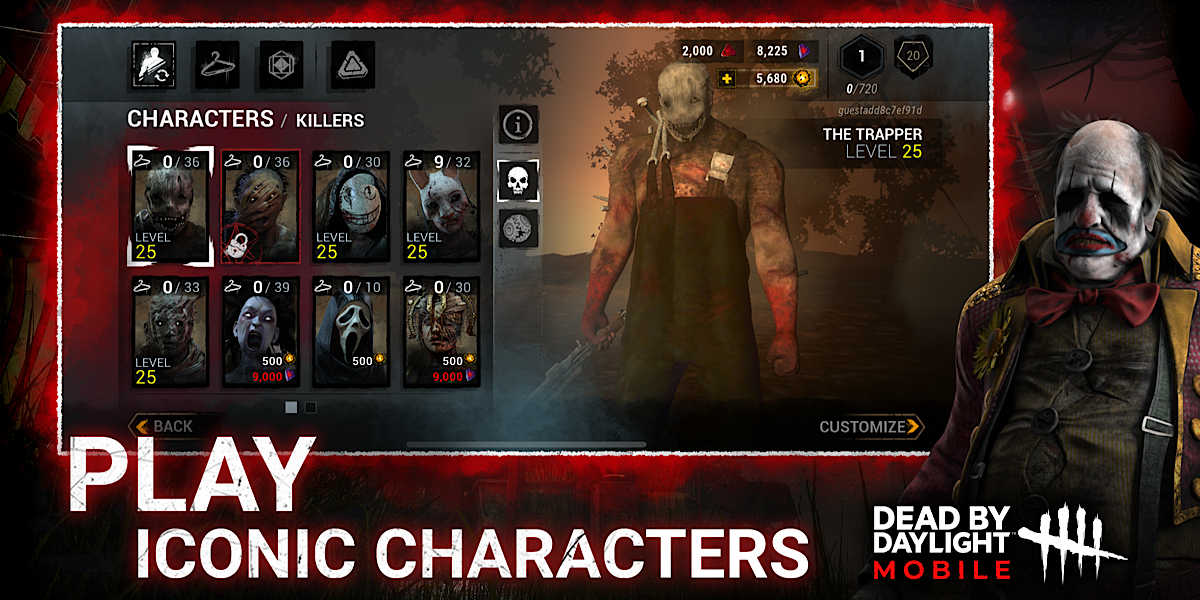Dead By Daylight Mobile เกม