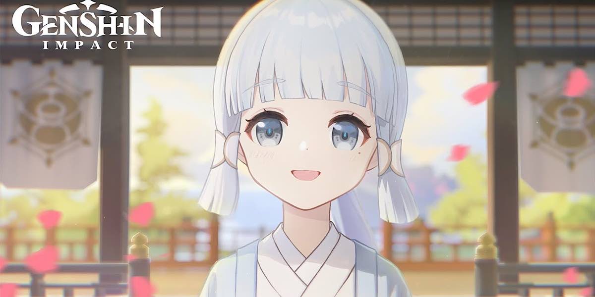 Tsubaki in Falling Snow Trailer genshin impact
