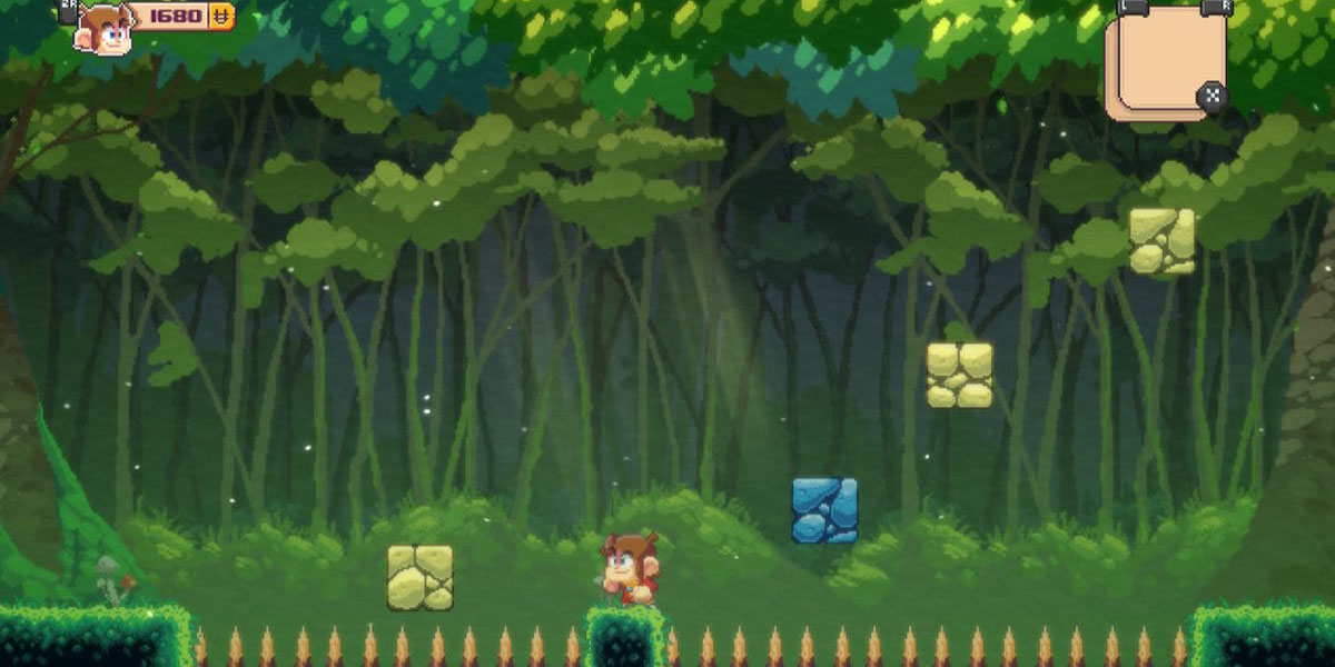  Alex Kidd in Miracle World DX รูปแบบการเล่น
