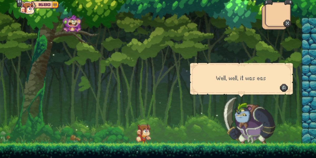  Alex Kidd in Miracle World DX สู้กับบอส