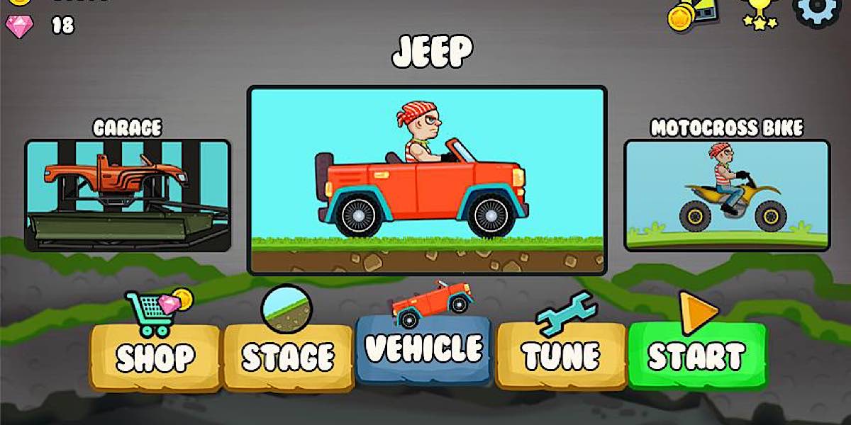  Hill Climb Racing แข่งรถ
