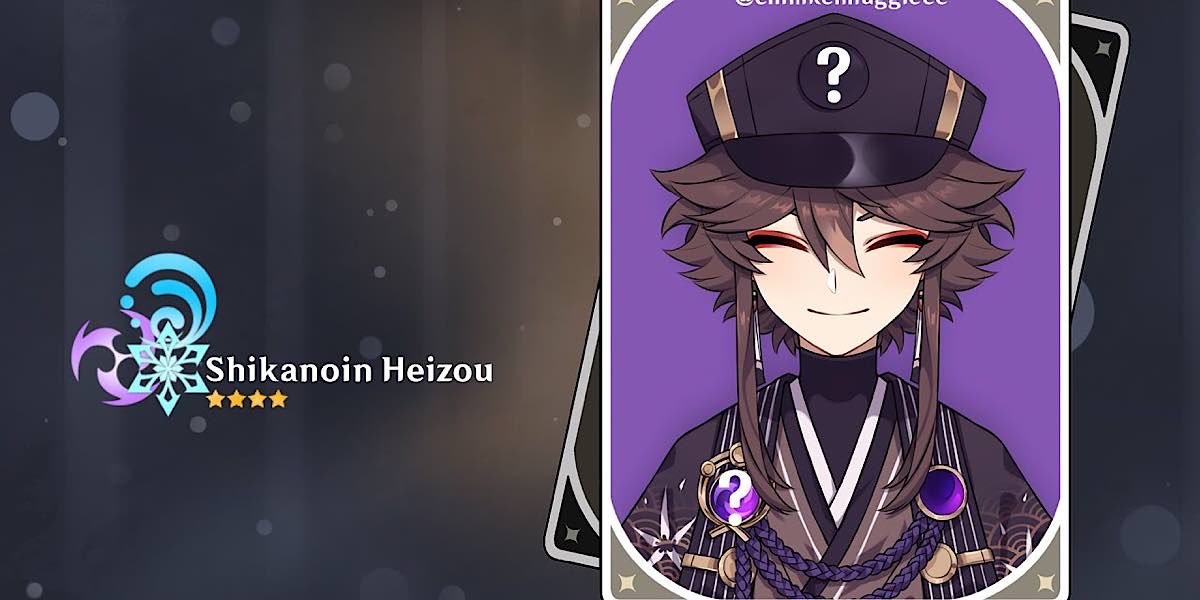 Shikanoin Heizou Genshin Impact