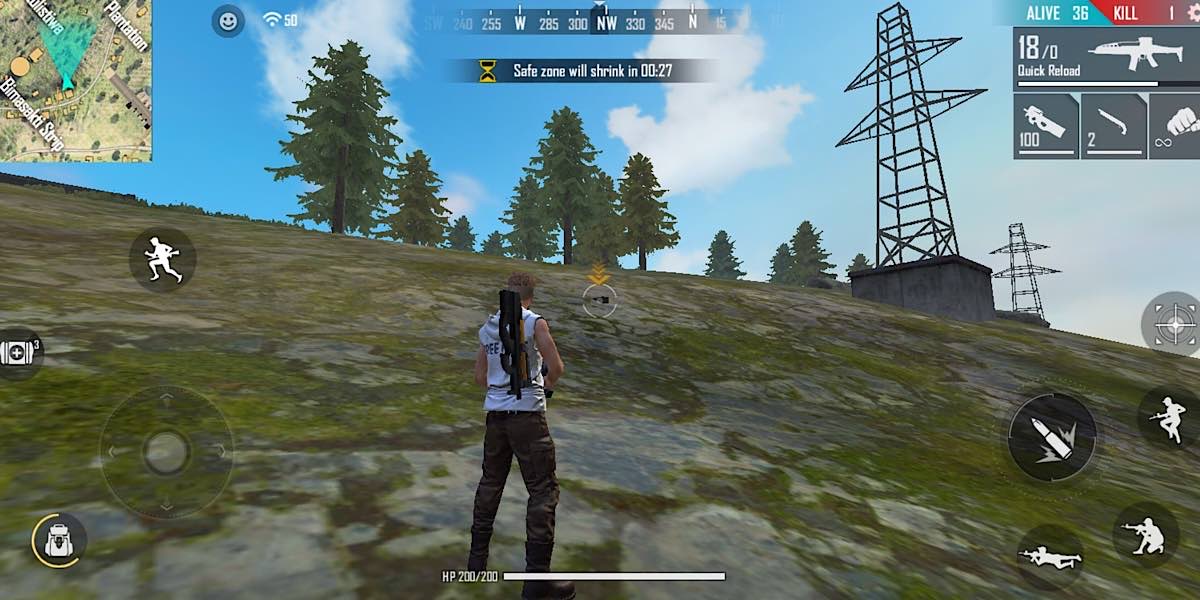 วิธีมีชีวิตรอดใน Free Fire