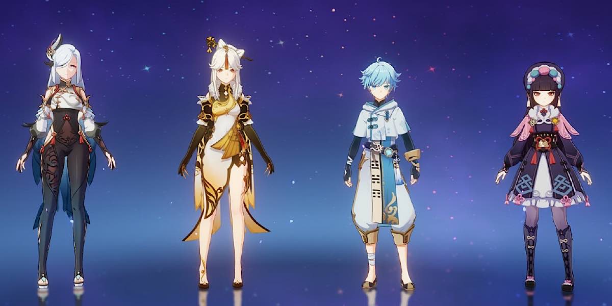 ตัวละครสี่ดาว Genshin Impact 2.7
