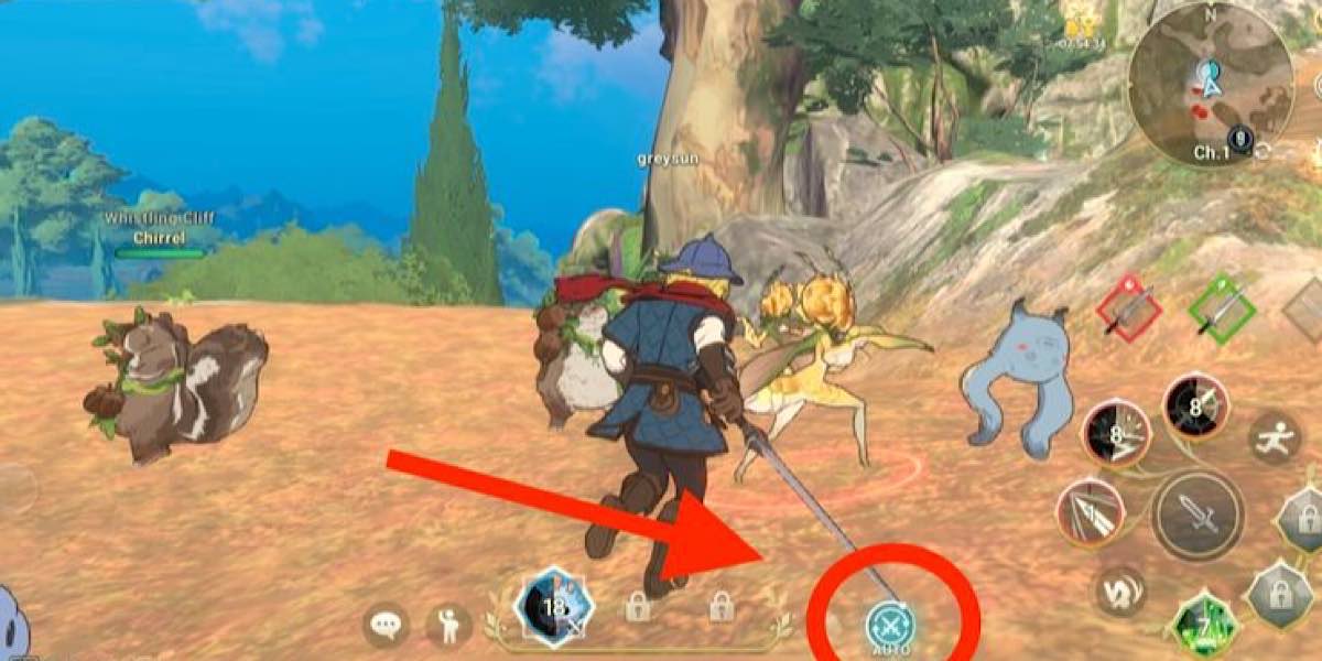 วิธีปิดการต่อสู้อัตโนมัติ เกม Ni no Kuni Cross Worlds 