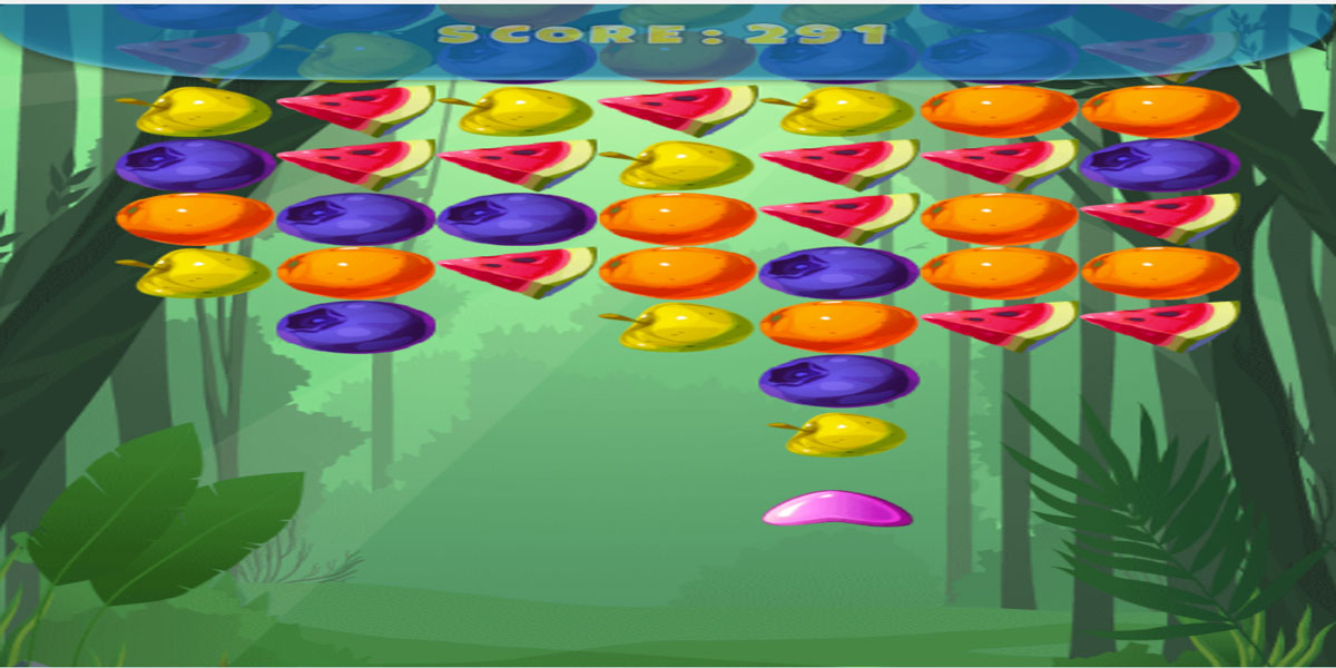 Fruits Shooter : Y8 เกมยิงฟองอาเขตแสนสนุกที่มาในธีมผลไม้เขตร้อนในเกม 2D