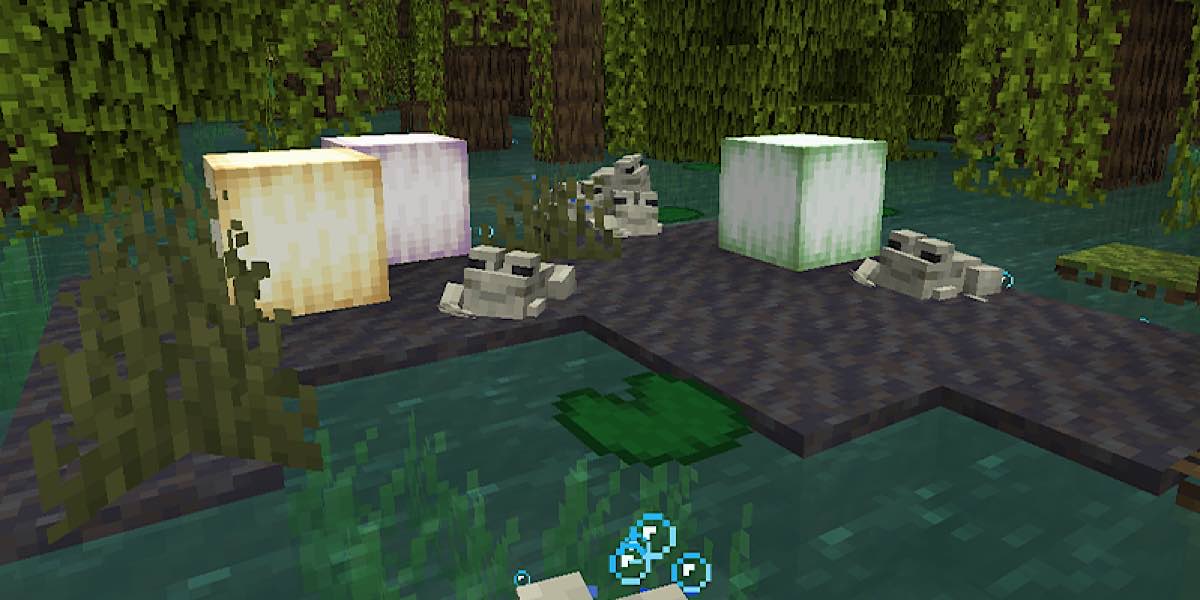 การสร้าง Froglight Minecraft