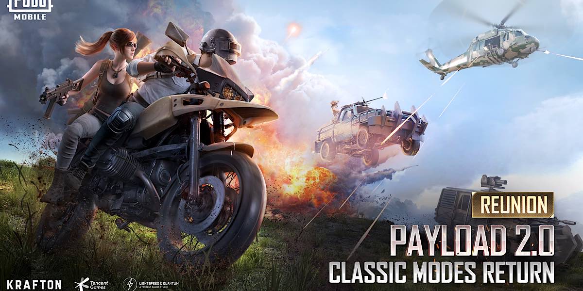 PUBG เกม Mobile Payload Mode 2.0