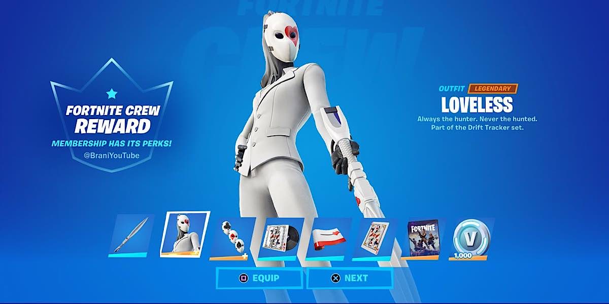 Crew Pack Fortnite กันยายน