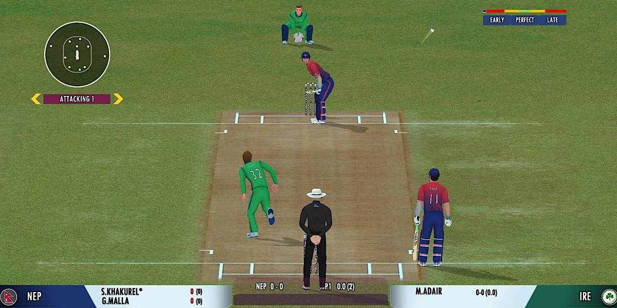 เกม Real Cricket 22 เกมคริกเก็ต
