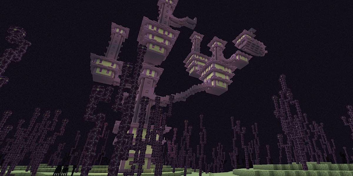 The End Dimension ใน Minecraft