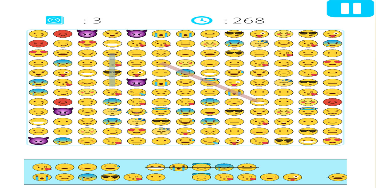 Words Search Emoji : Y8 เกมไขปริศนา 2D ที่มาในธีมอีโมจิหน้าตลกขบขัน