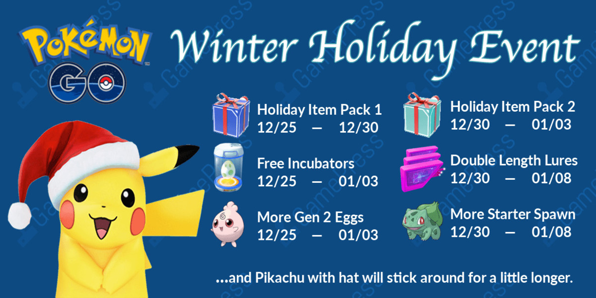 Pokemon Go ฉลอง Winter Holiday