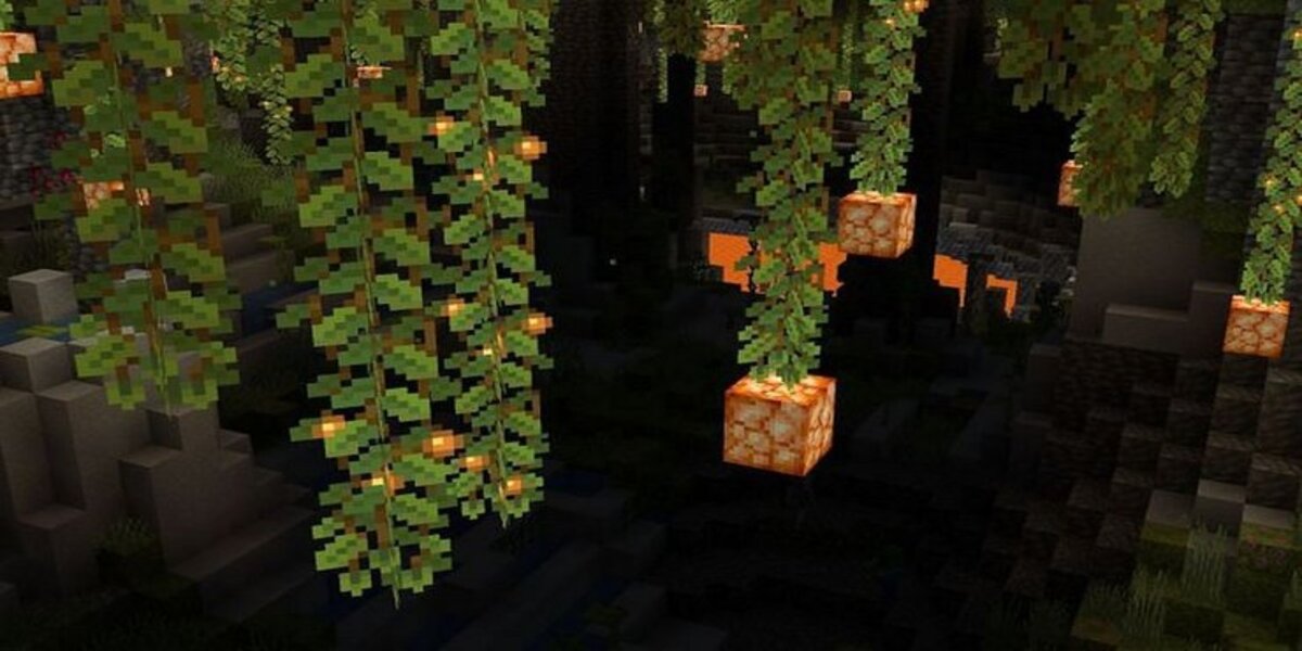 เบอร์รี่เรืองแสงใน Minecraft 1.19