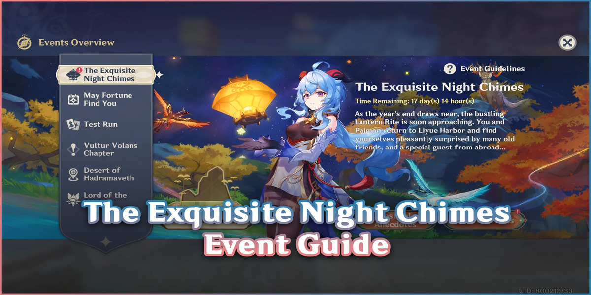 The Exquisite Night Chimes Genshin Impact