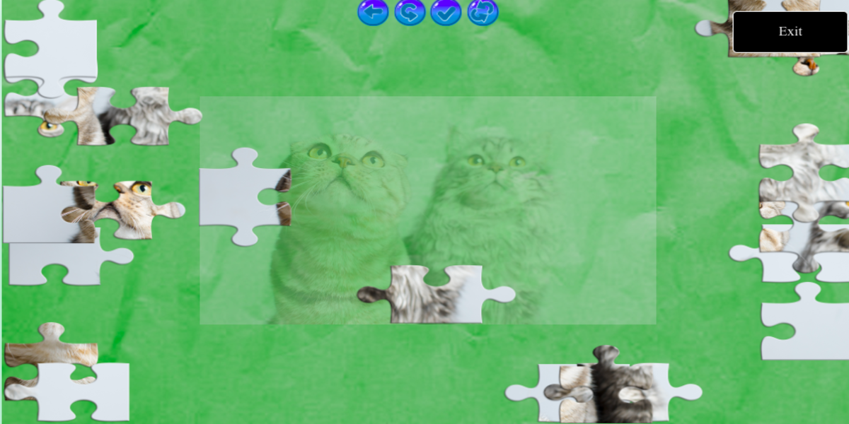 Cute Cat's Jigsaw Puzzle : Y8
