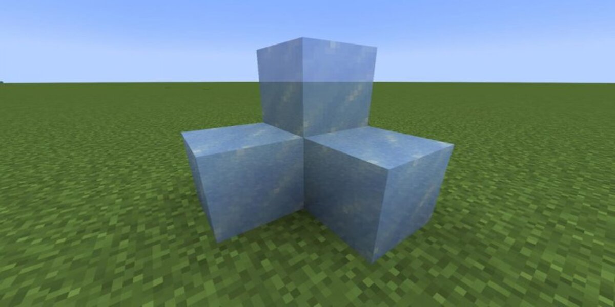 บล็อกน้ำแข็ง Minecraft 1.20