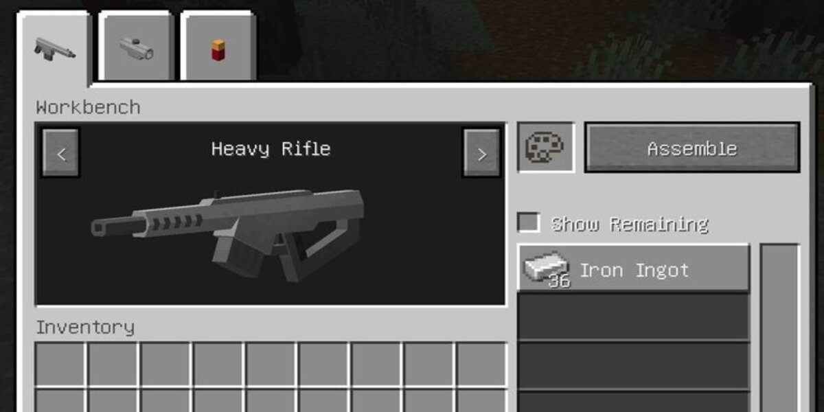 อาวุธและปืน เกม Minecraft