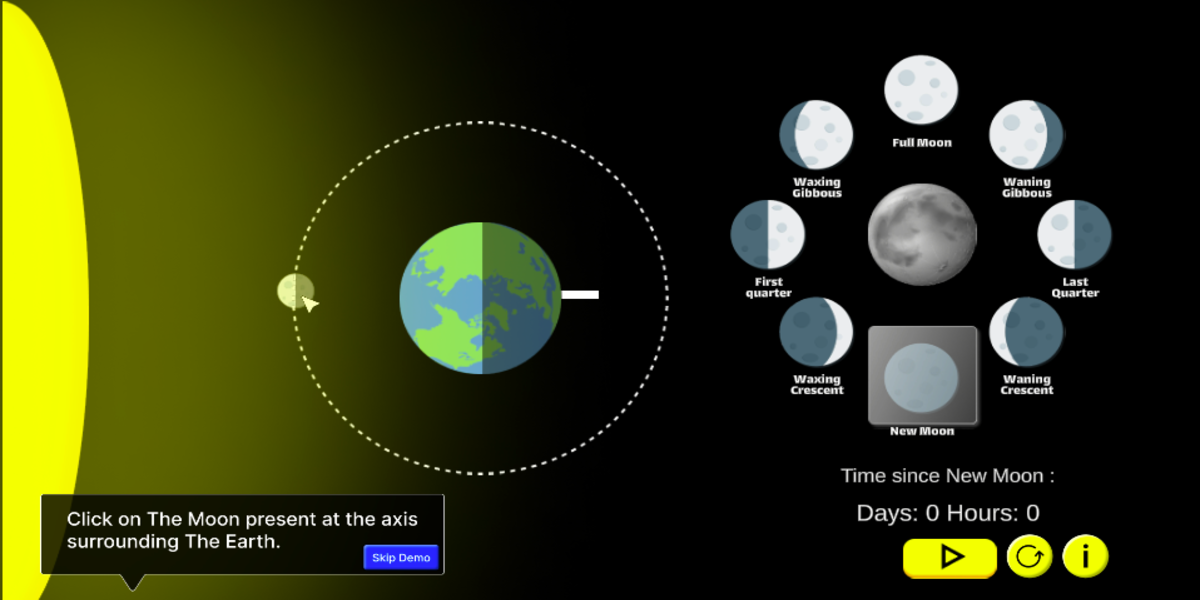 Phases of Moon : Y8