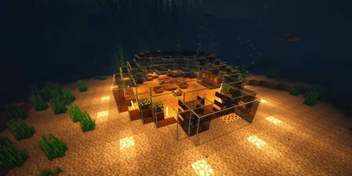 วิธีสร้าง เกม ฐานใต้น้ำ Minecraft 1.20