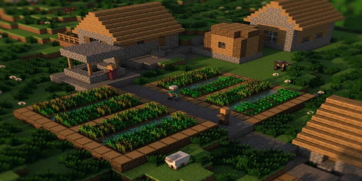 หมู่บ้าน เกม Minecraft 1.20