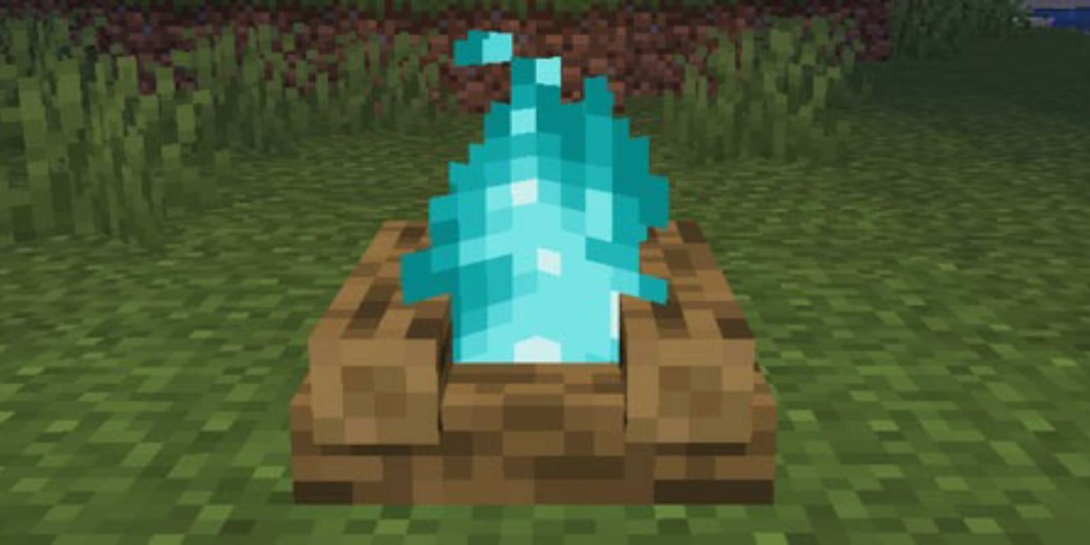 แคมป์ไฟเกม Minecraft