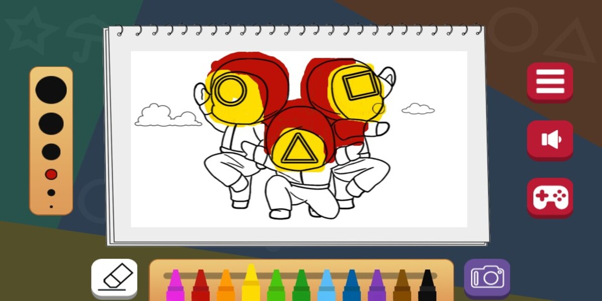 Coloring Book Squid: Y8