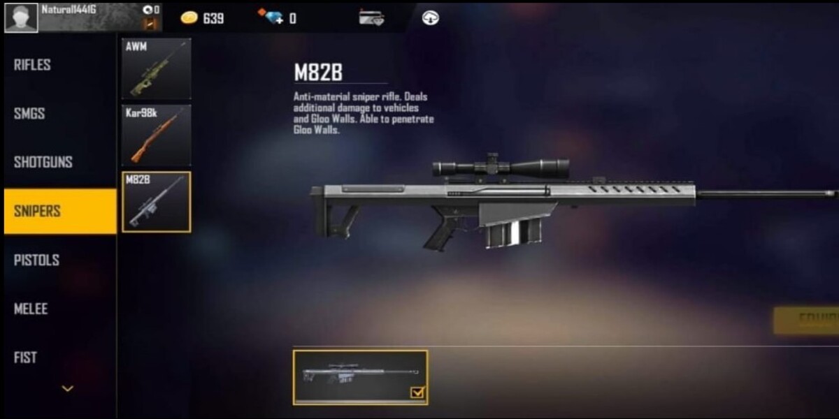 ปืนเกม FreeFire 2023 