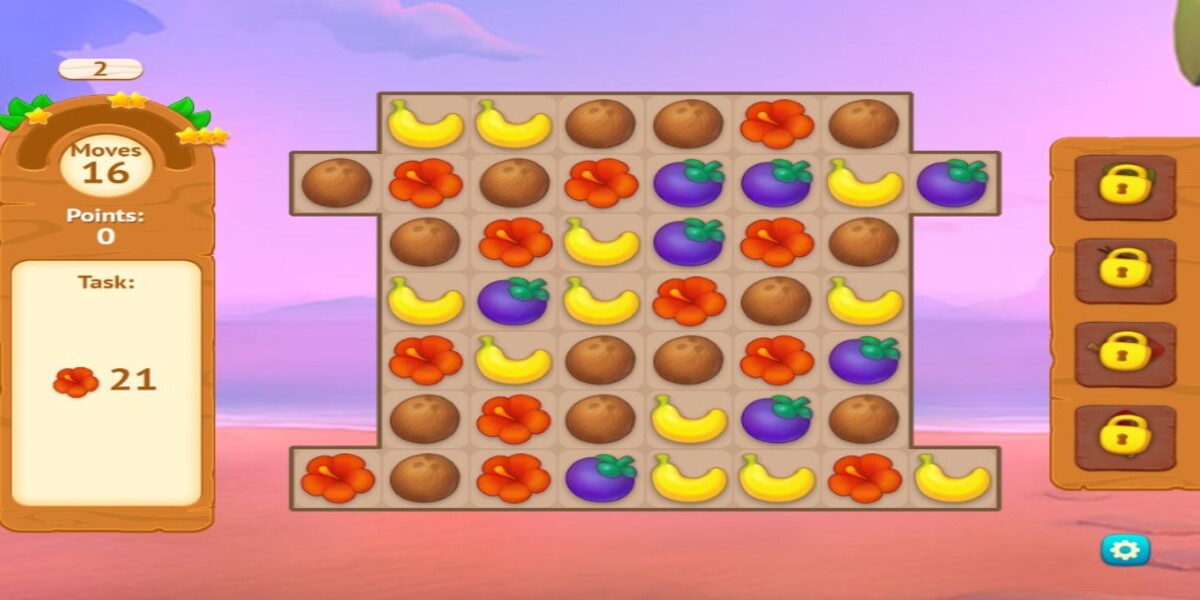 Hawaii Match 4: Y8