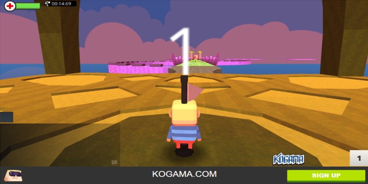Kogama: Bouncy Blocks Parkour: Y8